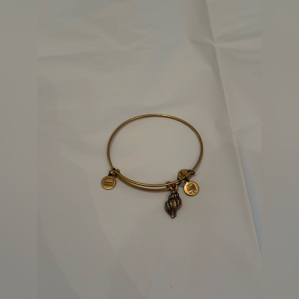 Alex and Ani Gold Seashell Bracelet